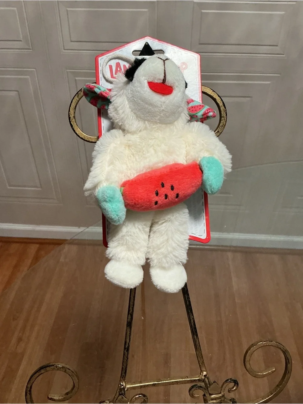 LambChop Plush Dog Toy, Lambchop,  7” Squeaker.